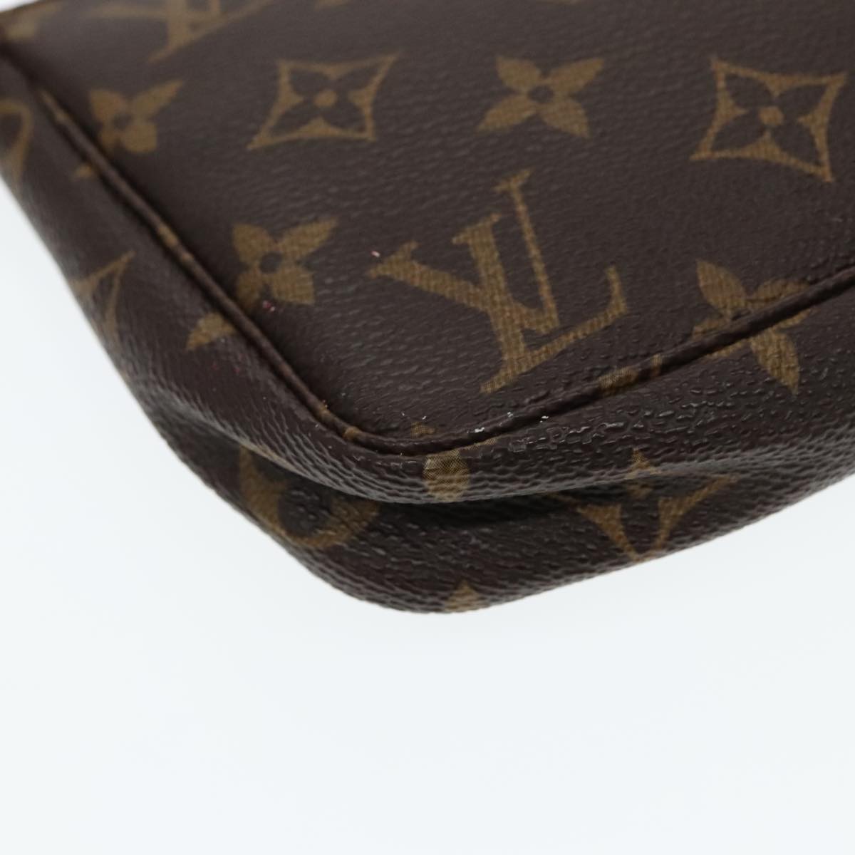 LOUIS VUITTON Monogram Pochette Accessoires Pouch M51980 LV Auth 91874