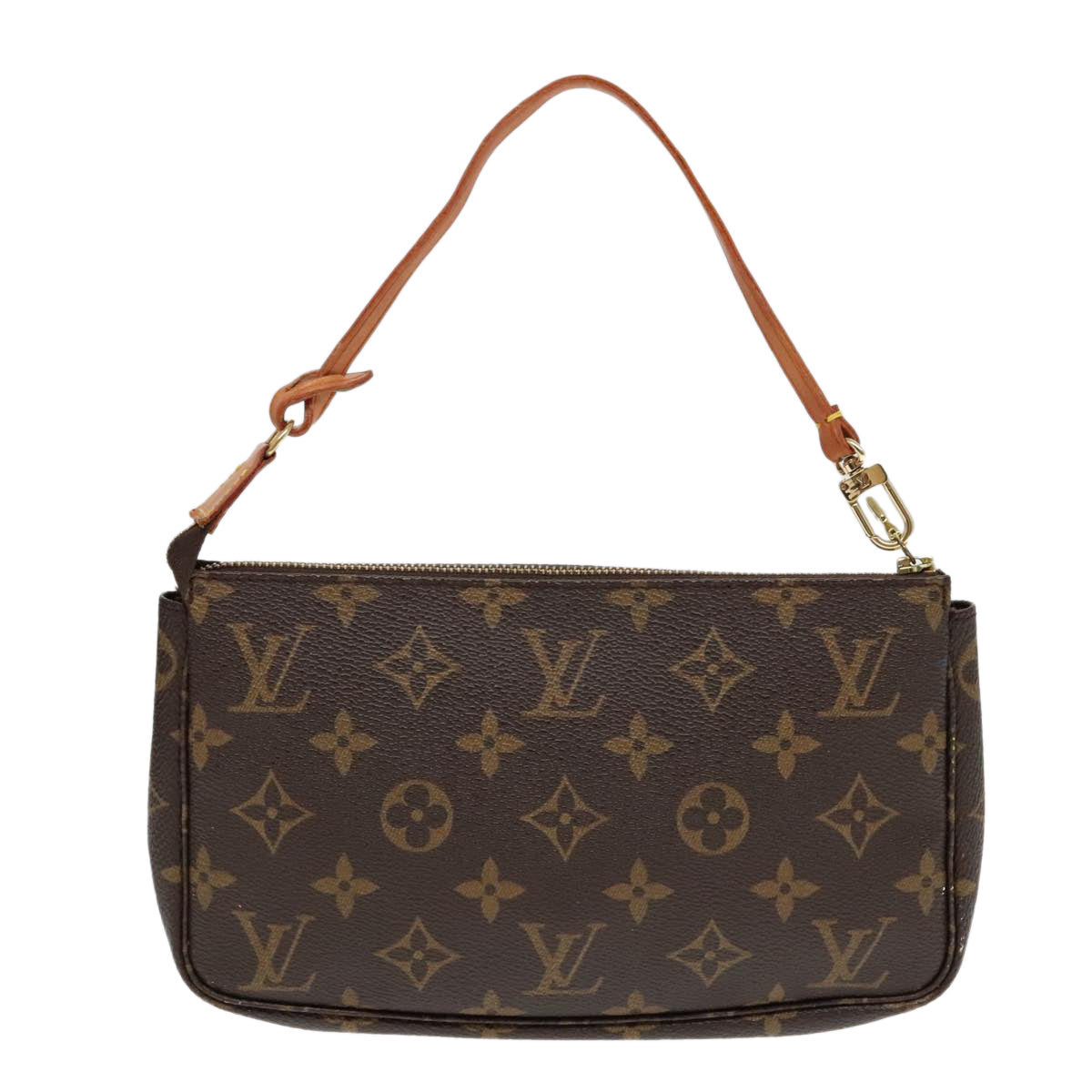 LOUIS VUITTON Monogram Pochette Accessoires Pouch M51980 LV Auth 91874