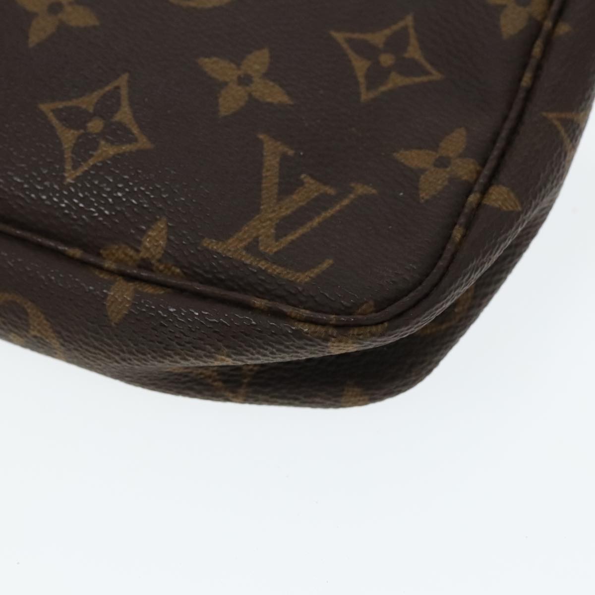 LOUIS VUITTON Monogram Pochette Accessoires Pouch M51980 LV Auth 91877