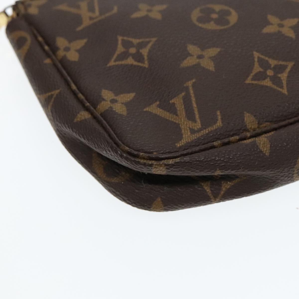 LOUIS VUITTON Monogram Pochette Accessoires Pouch M51980 LV Auth 91877