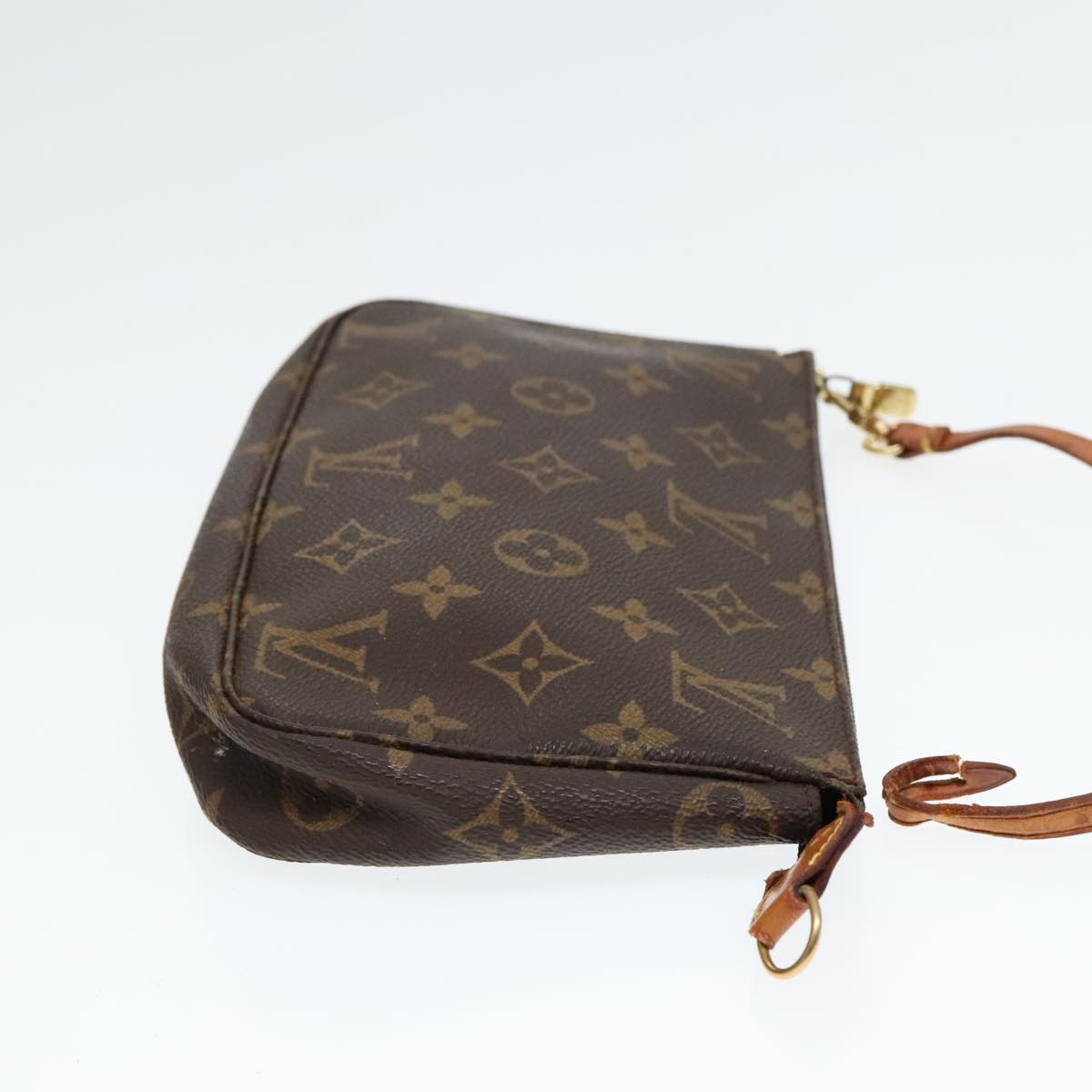 LOUIS VUITTON Monogram Pochette Accessoires Pouch M51980 LV Auth 91877