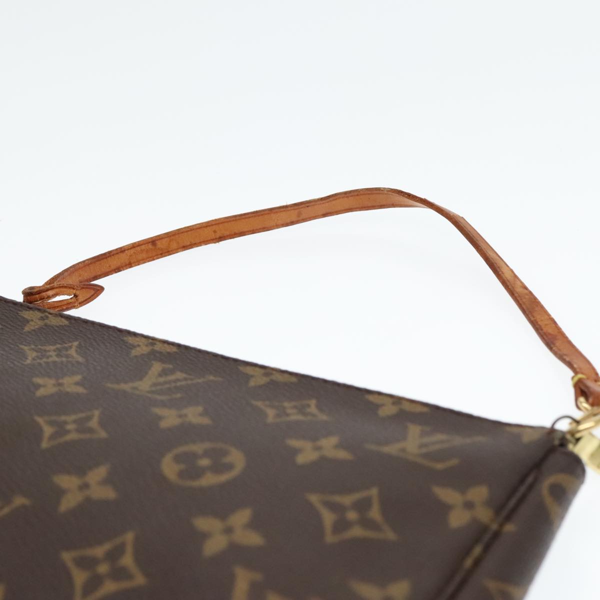 LOUIS VUITTON Monogram Pochette Accessoires Pouch M51980 LV Auth 91877