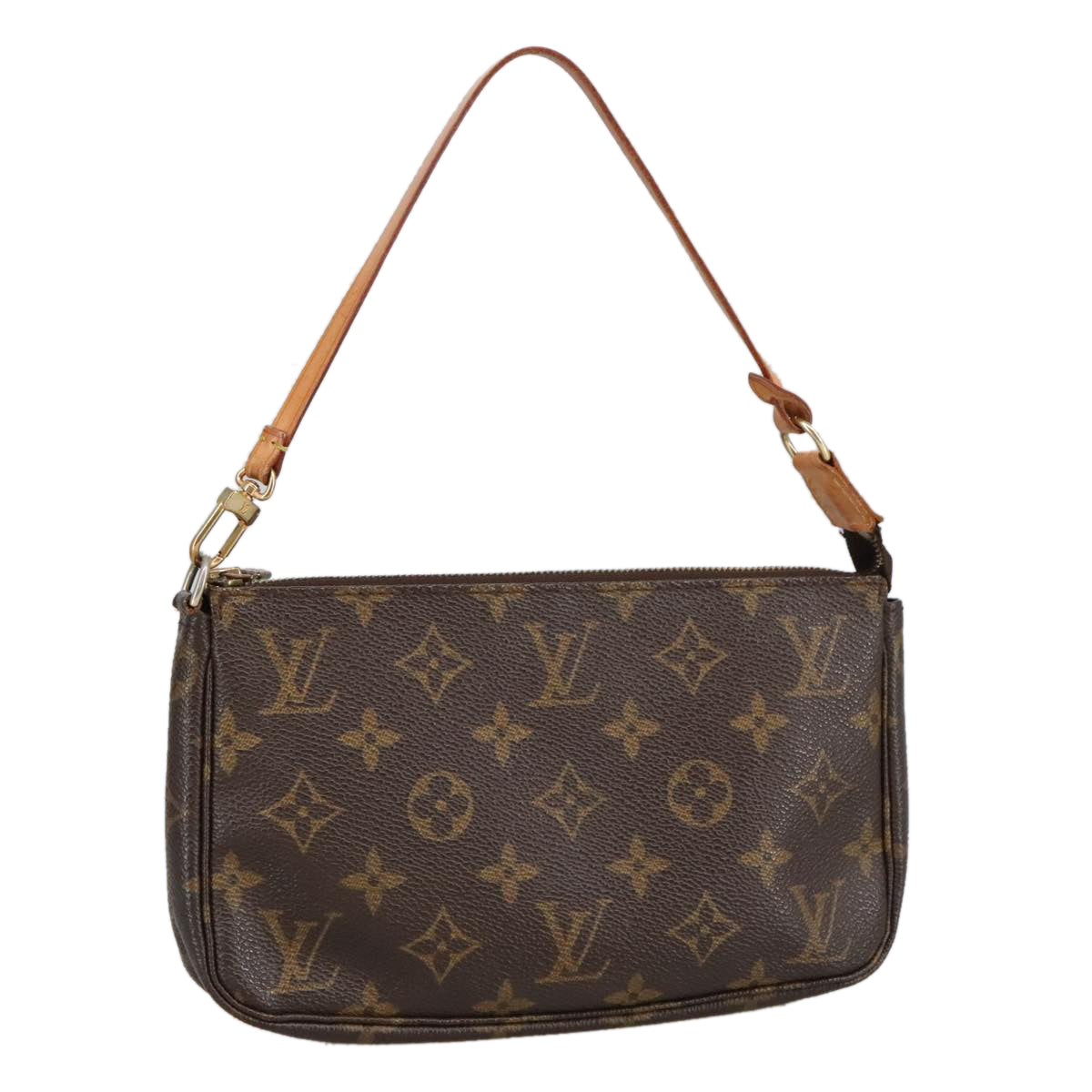 LOUIS VUITTON Monogram Pochette Accessoires Pouch M51980 LV Auth 91879