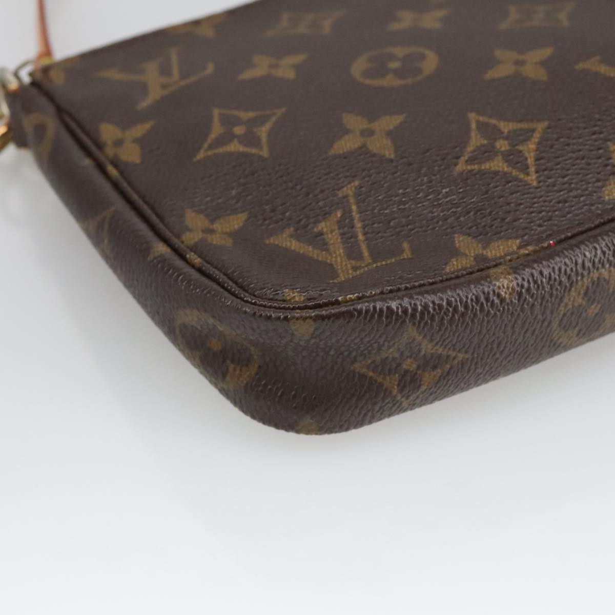 LOUIS VUITTON Monogram Pochette Accessoires Pouch M51980 LV Auth 91879