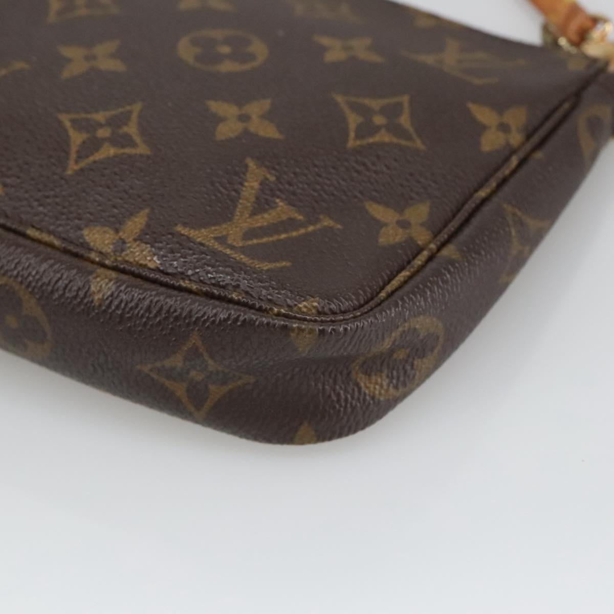 LOUIS VUITTON Monogram Pochette Accessoires Pouch M51980 LV Auth 91879