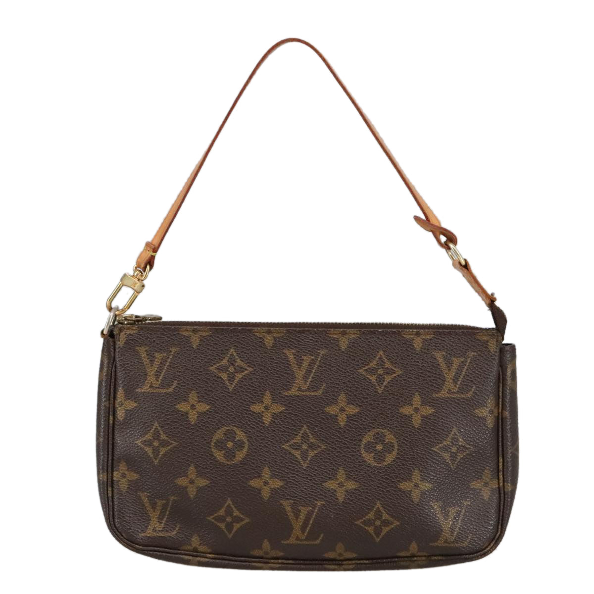 LOUIS VUITTON Monogram Pochette Accessoires Pouch M51980 LV Auth 91879