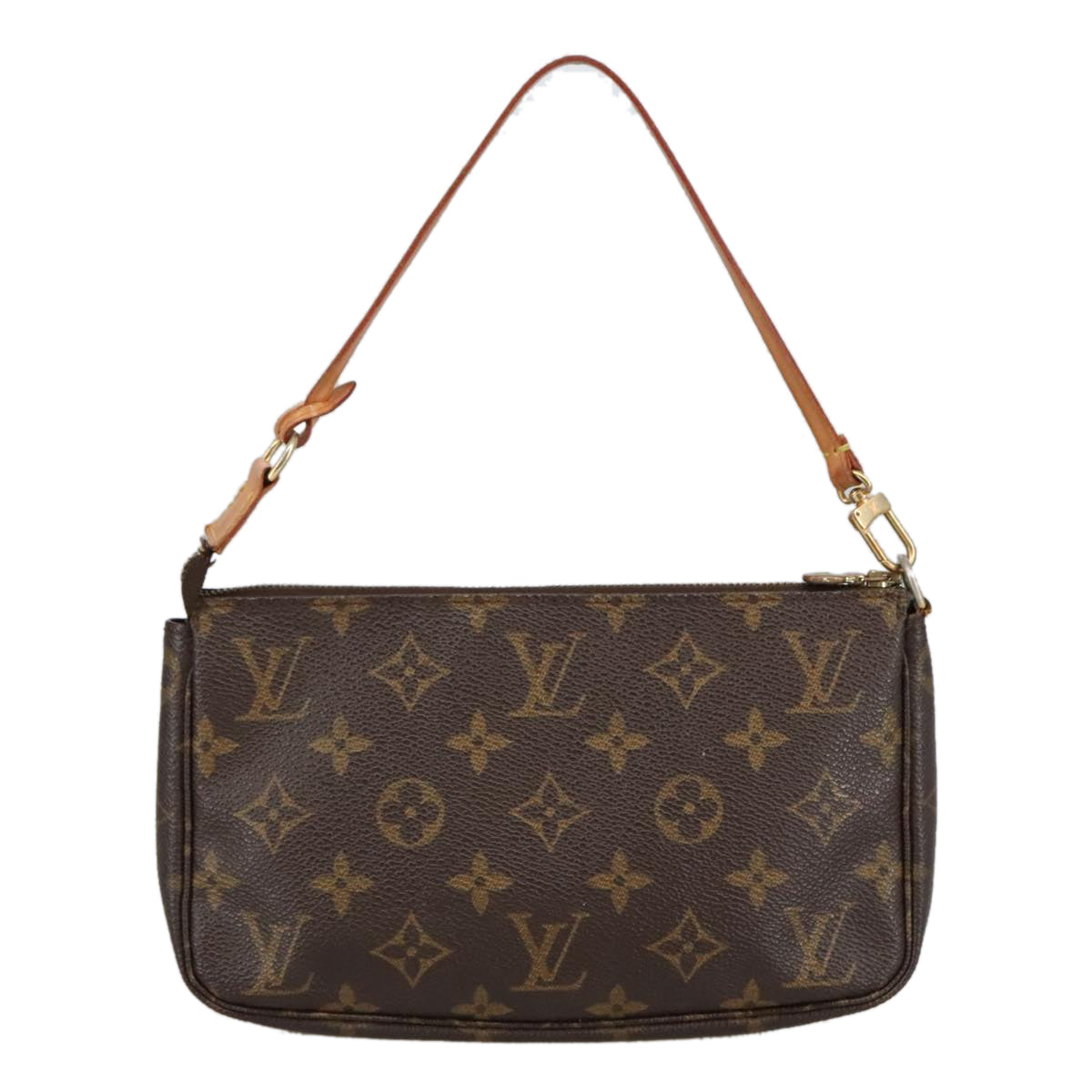 LOUIS VUITTON Monogram Pochette Accessoires Pouch M51980 LV Auth 91879