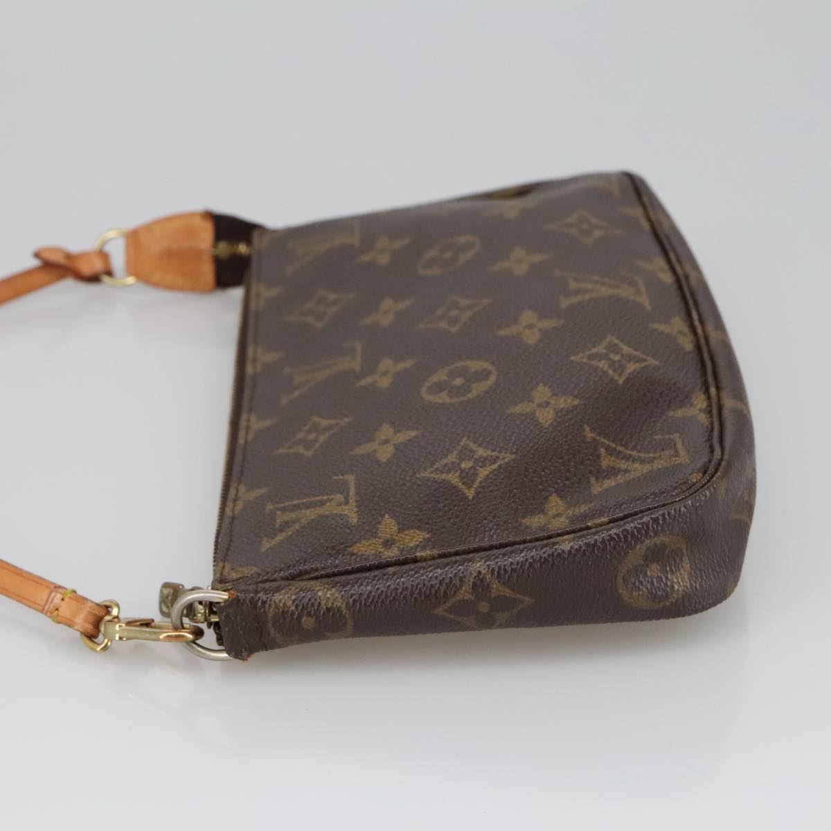 LOUIS VUITTON Monogram Pochette Accessoires Pouch M51980 LV Auth 91879