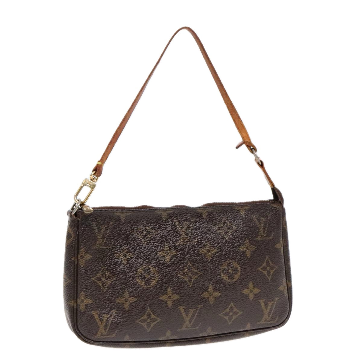 LOUIS VUITTON Monogram Pochette Accessoires Pouch M51980 LV Auth 91884