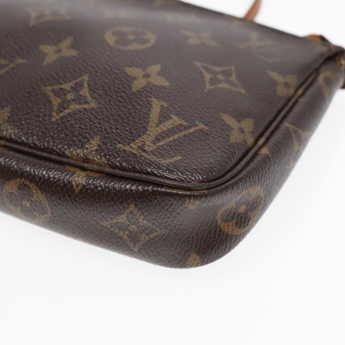 LOUIS VUITTON Monogram Pochette Accessoires Pouch M51980 LV Auth 91884