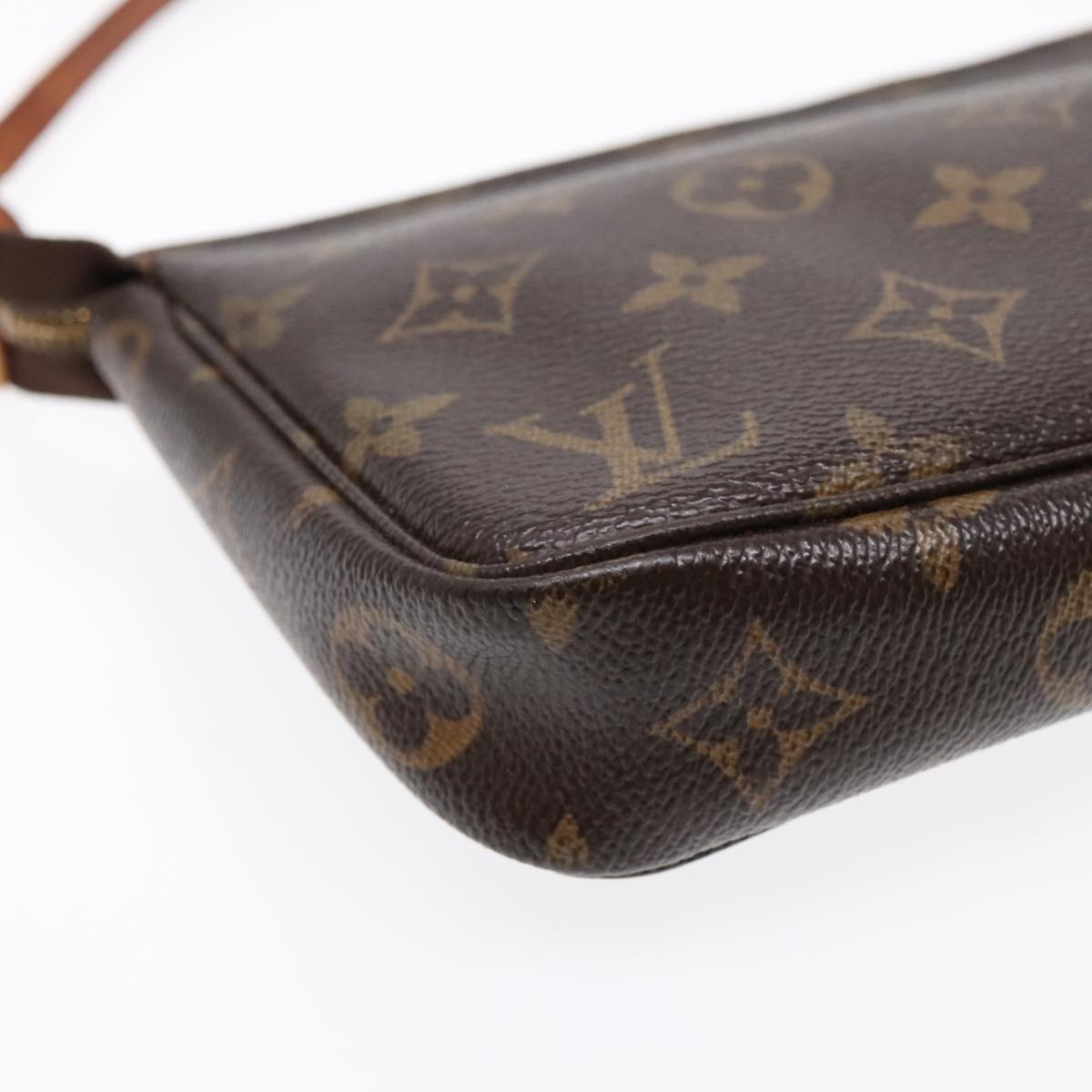 LOUIS VUITTON Monogram Pochette Accessoires Pouch M51980 LV Auth 91884