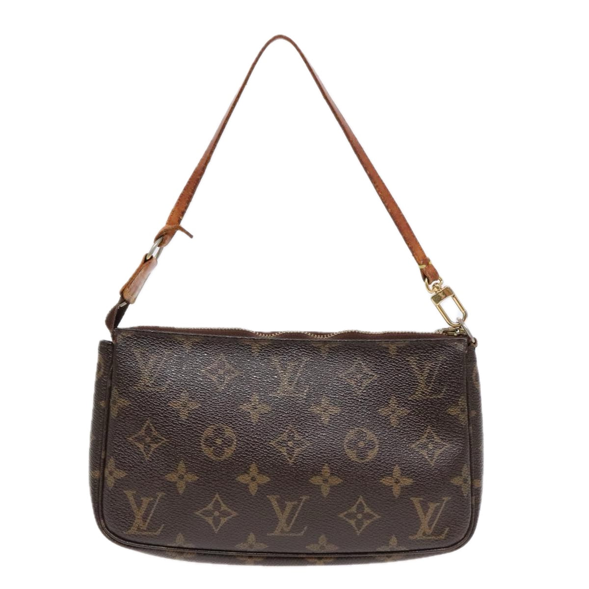 LOUIS VUITTON Monogram Pochette Accessoires Pouch M51980 LV Auth 91884