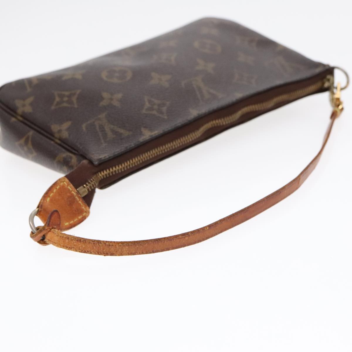 LOUIS VUITTON Monogram Pochette Accessoires Pouch M51980 LV Auth 91884