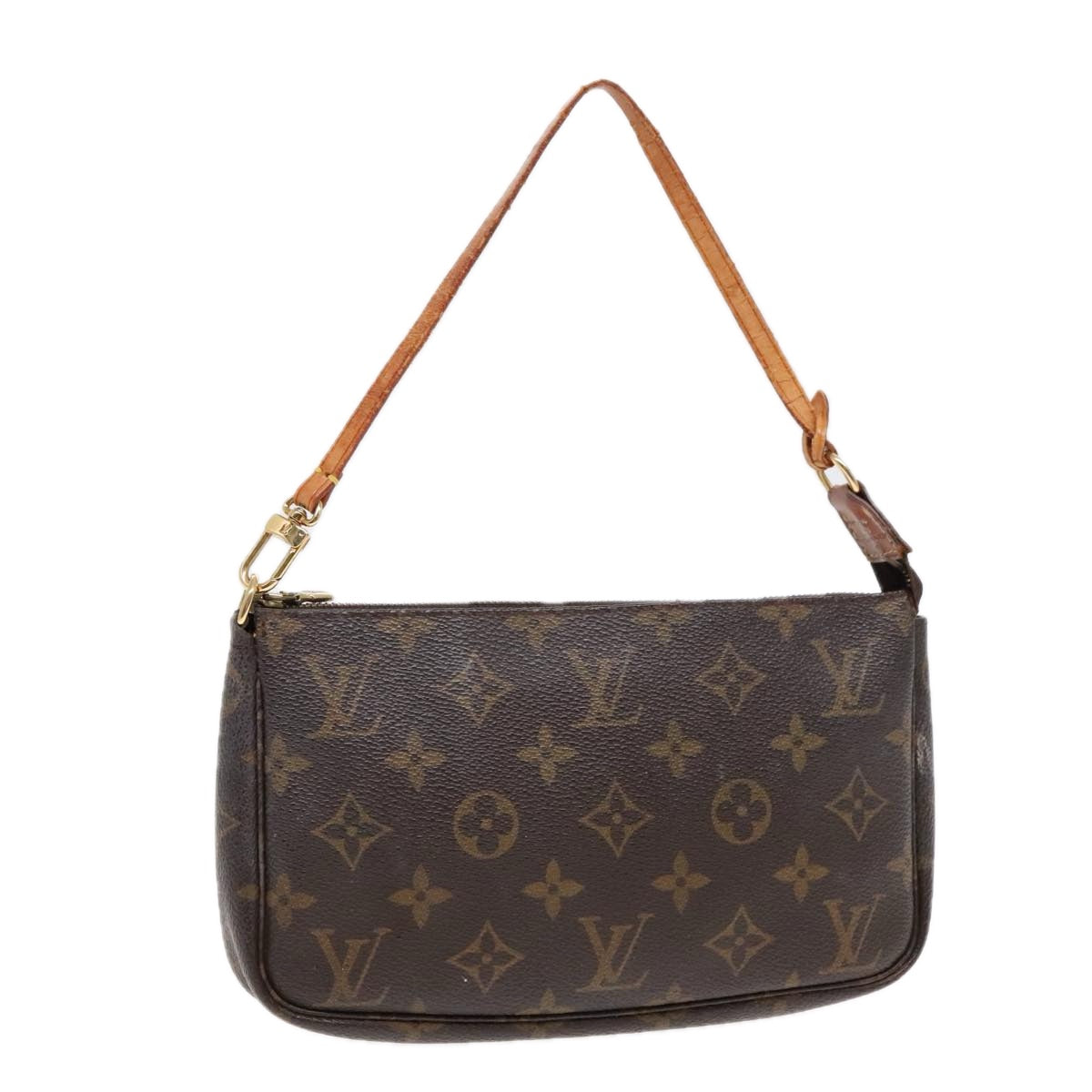 LOUIS VUITTON Monogram Pochette Accessoires Pouch M51980 LV Auth 91885