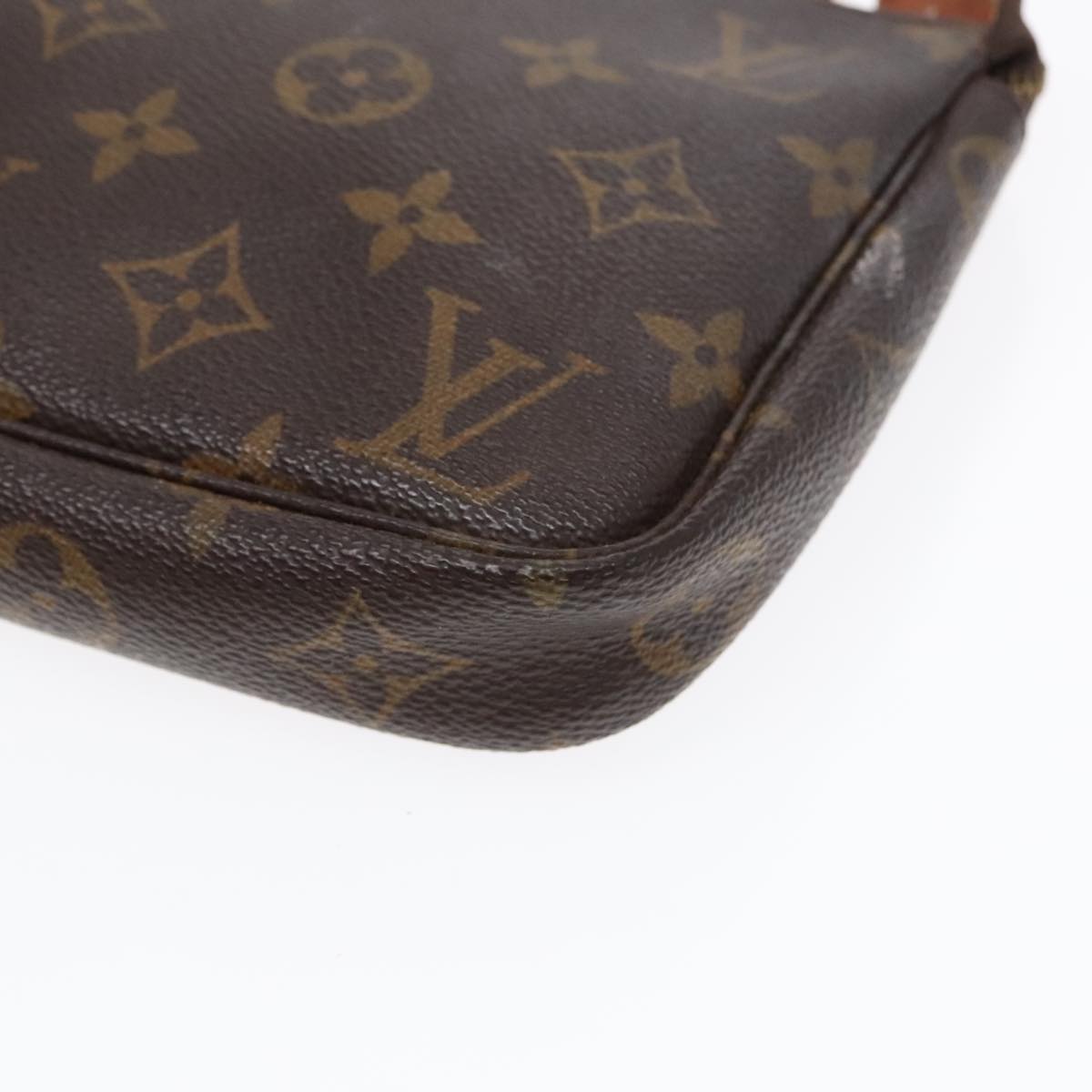 LOUIS VUITTON Monogram Pochette Accessoires Pouch M51980 LV Auth 91885