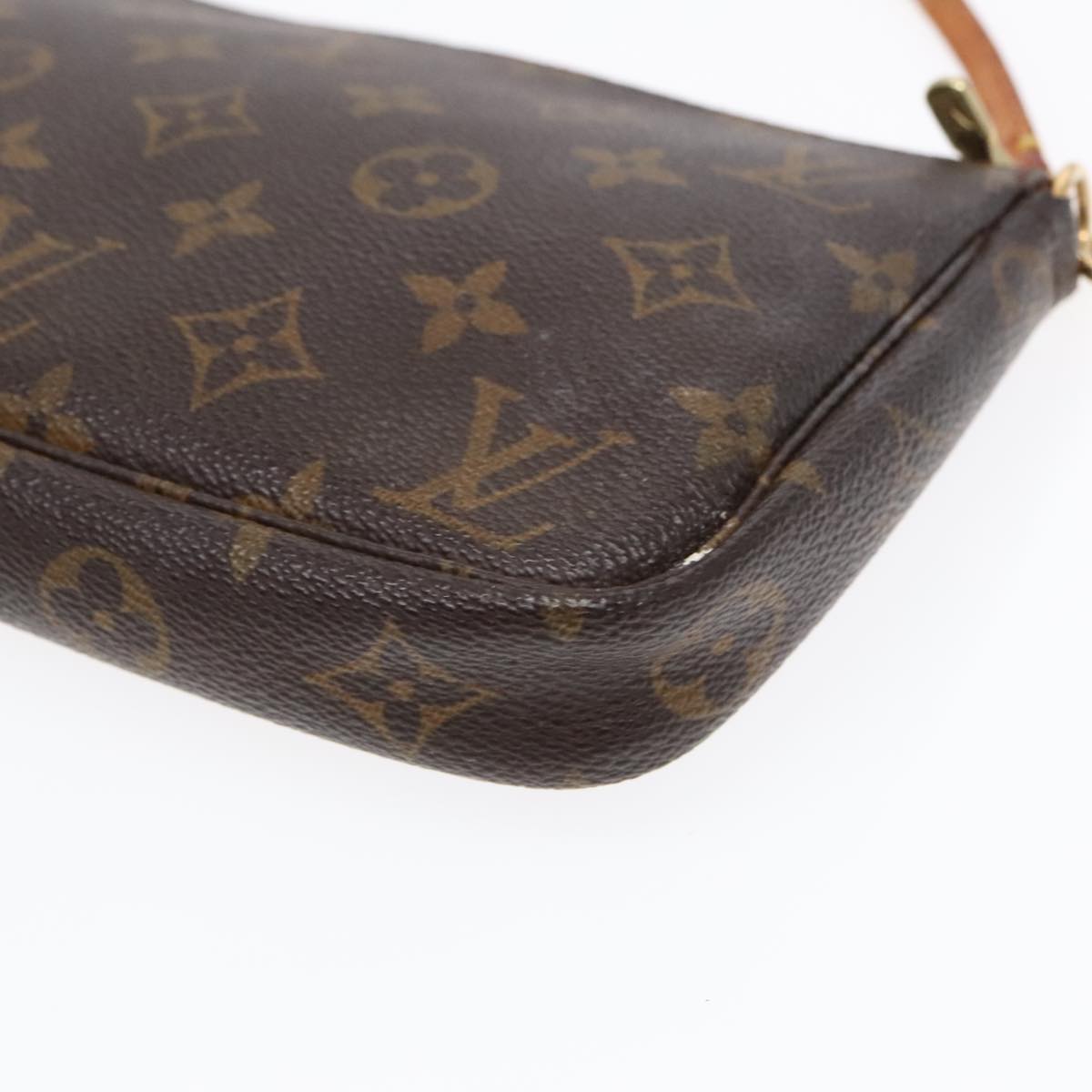 LOUIS VUITTON Monogram Pochette Accessoires Pouch M51980 LV Auth 91885