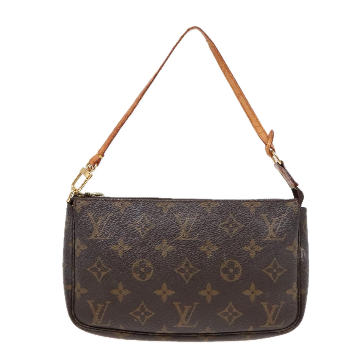 LOUIS VUITTON Monogram Pochette Accessoires Pouch M51980 LV Auth 91885