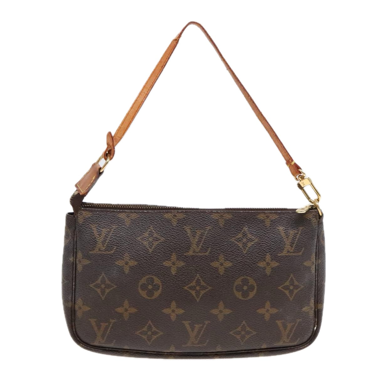 LOUIS VUITTON Monogram Pochette Accessoires Pouch M51980 LV Auth 91885