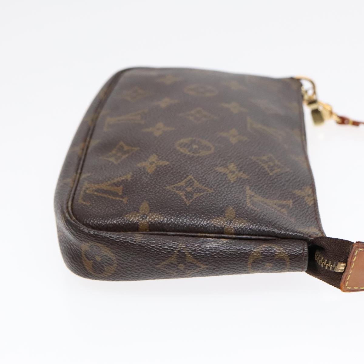 LOUIS VUITTON Monogram Pochette Accessoires Pouch M51980 LV Auth 91885