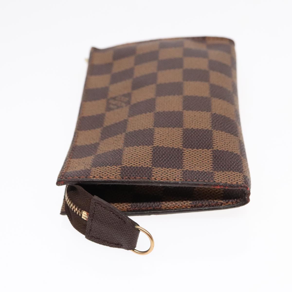 LOUIS VUITTON Damier Ebene Marais Pouch LV Auth 91898