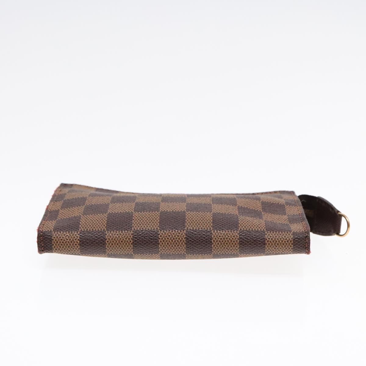 LOUIS VUITTON Damier Ebene Marais Pouch LV Auth 91898