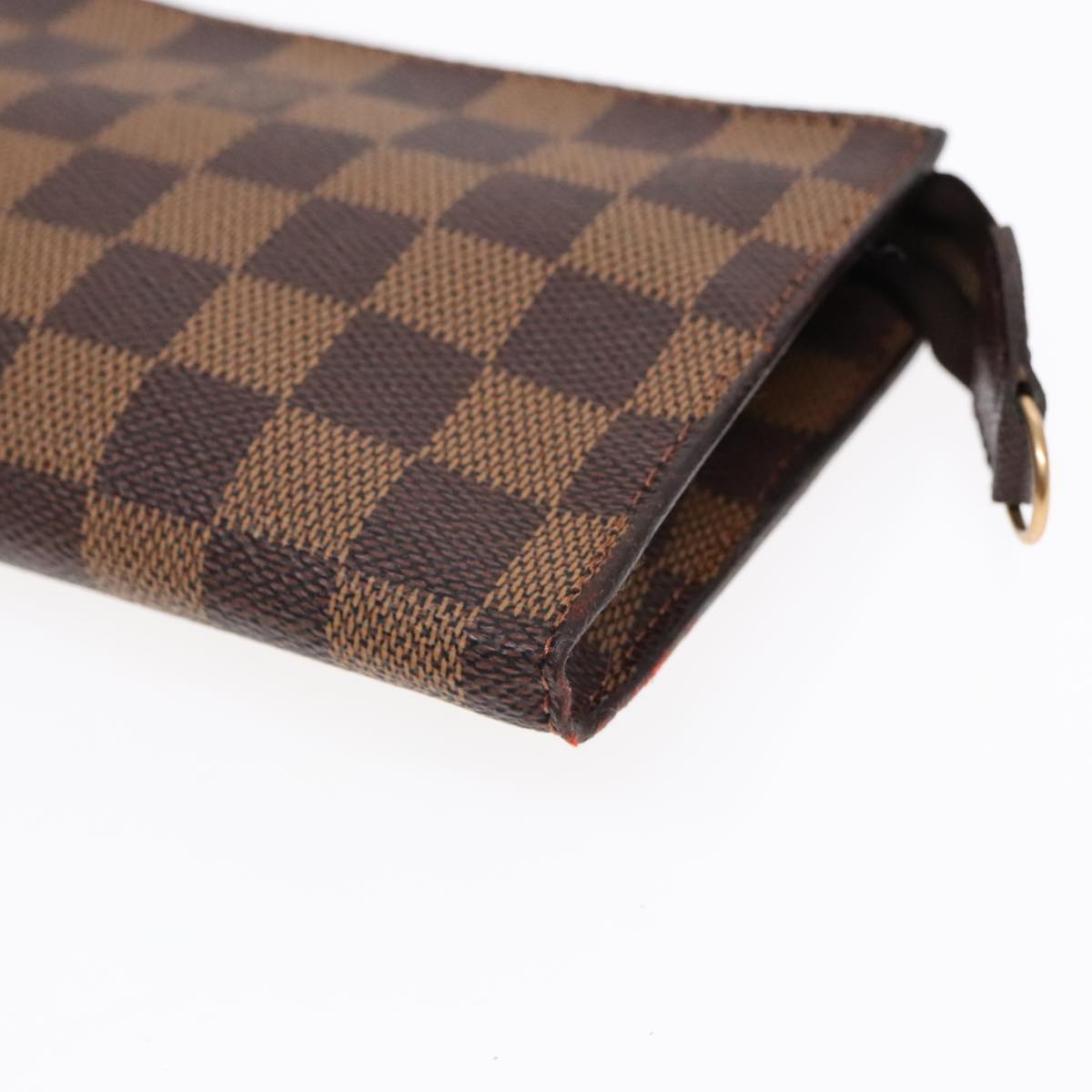 LOUIS VUITTON Damier Ebene Marais Pouch LV Auth 91898