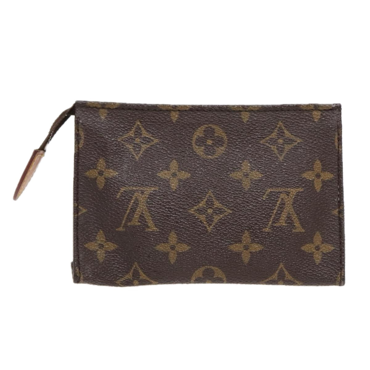 LOUIS VUITTON Monogram Poche Toilette 15 Pouch M47546 LV Auth 91901