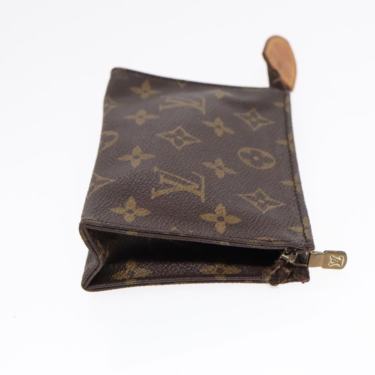 LOUIS VUITTON Monogram Poche Toilette 15 Pouch M47546 LV Auth 91901