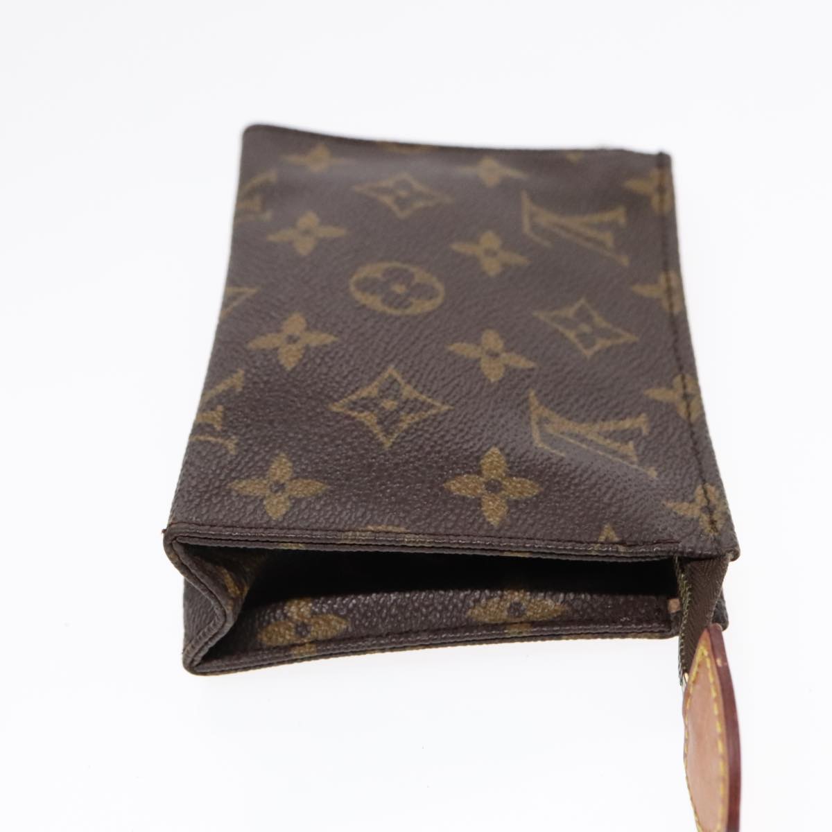 LOUIS VUITTON Monogram Poche Toilette 15 Pouch M47546 LV Auth 91901