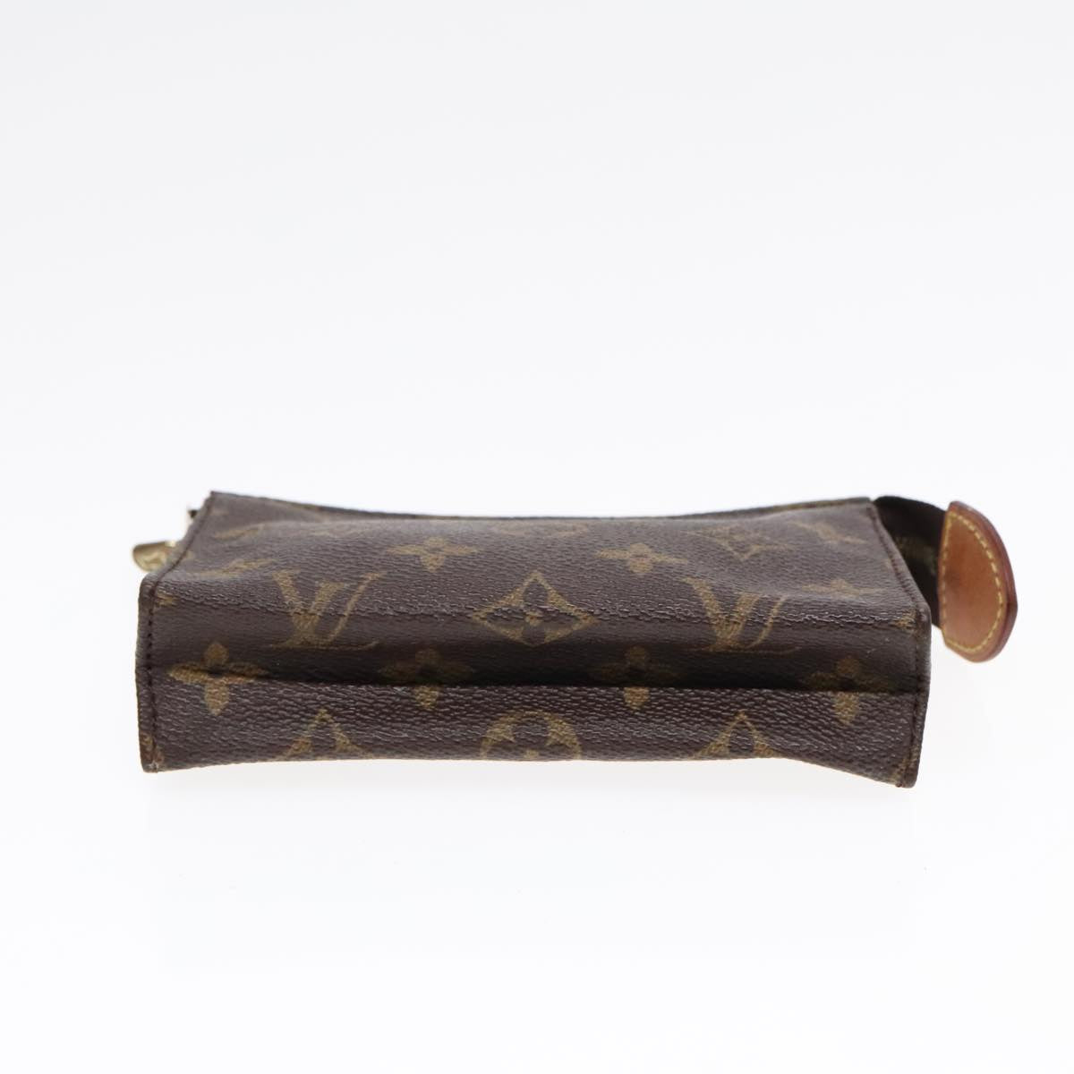 LOUIS VUITTON Monogram Poche Toilette 15 Pouch M47546 LV Auth 91901