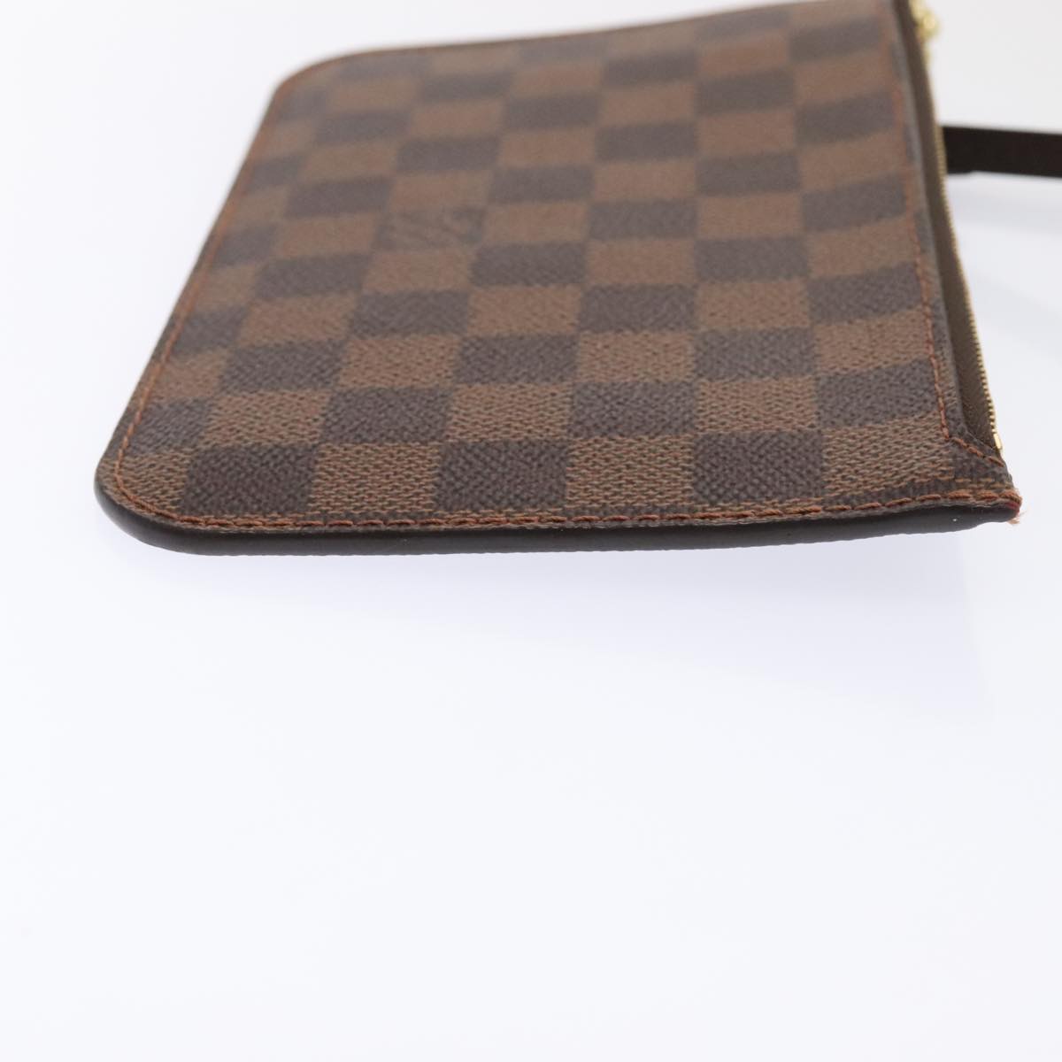 LOUIS VUITTON Damier Ebene Neverfull PM Pouch LV Auth 91902