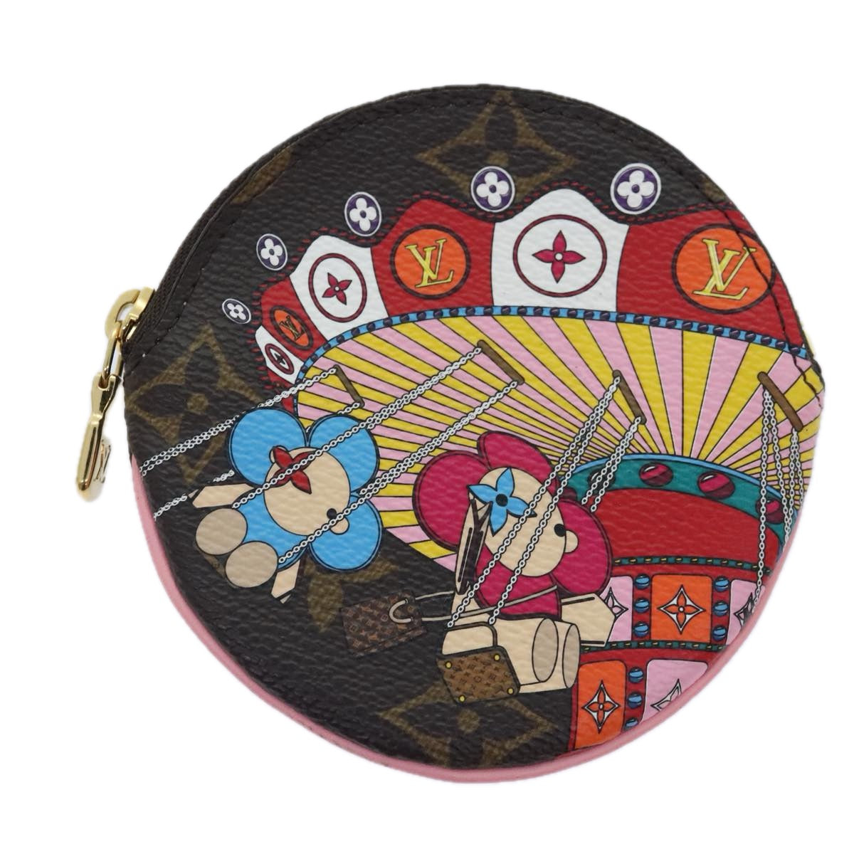 LOUIS VUITTON Monogram Vivienne Porte Monnaie Round Purse M69757 LV Auth 91910SAM