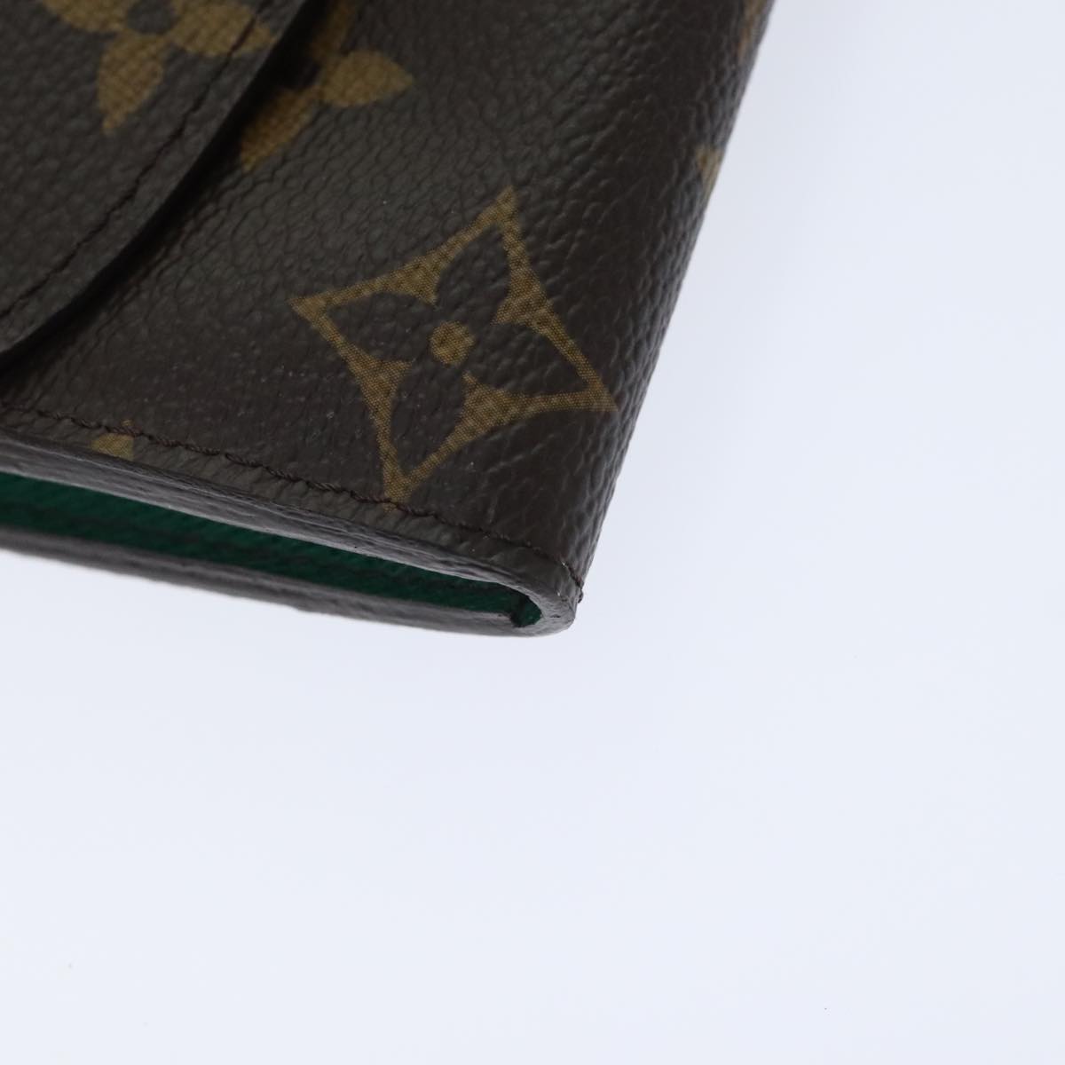 LOUIS VUITTON Monogram Portefeuille Emilie Long Wallet Green M60137 Auth 91912