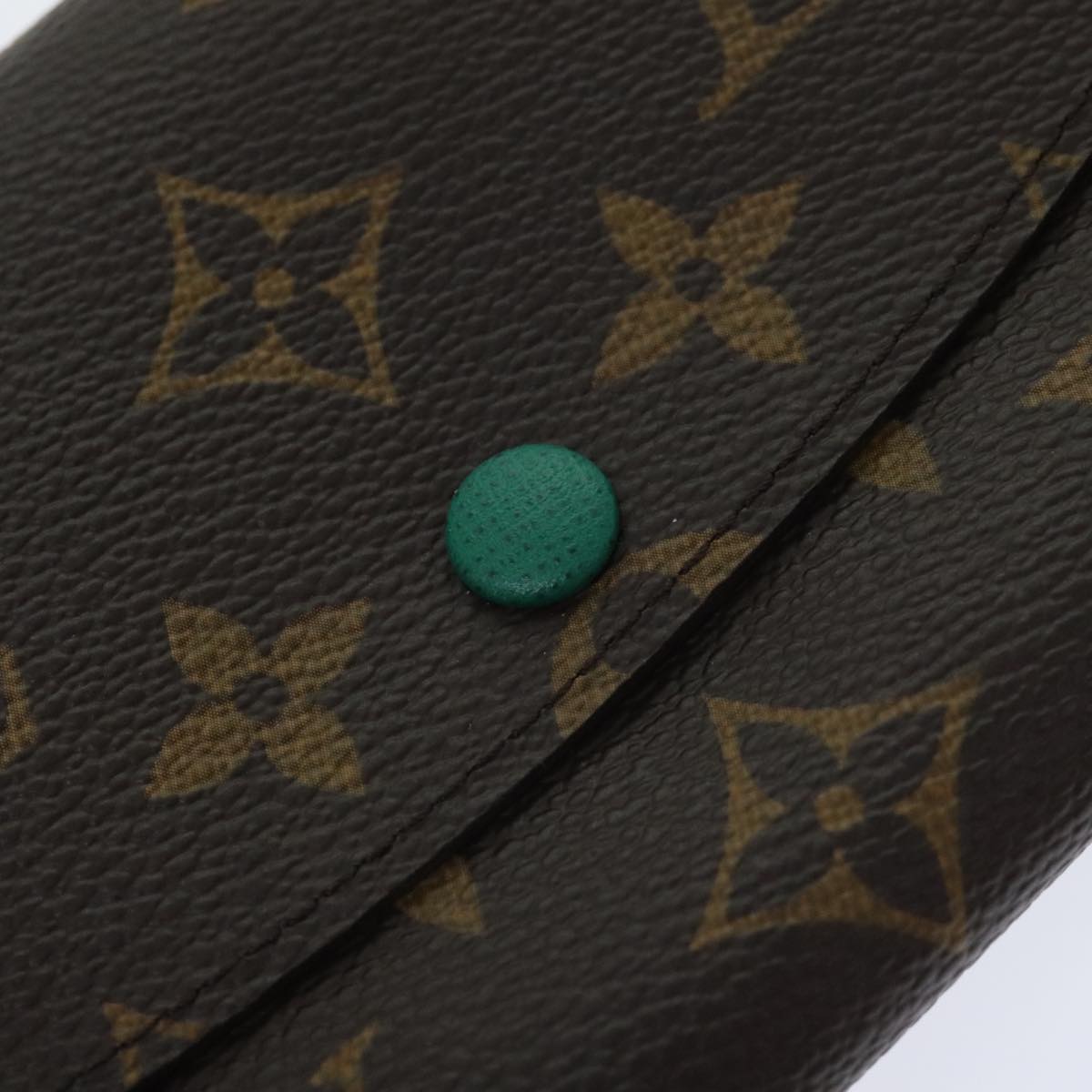 LOUIS VUITTON Monogram Portefeuille Emilie Long Wallet Green M60137 Auth 91912