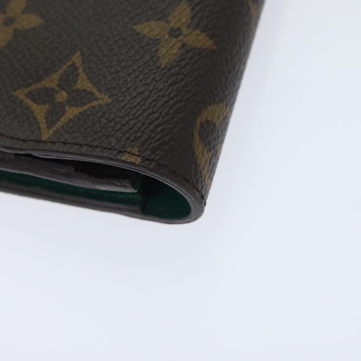 LOUIS VUITTON Monogram Portefeuille Emilie Long Wallet Green M60137 Auth 91912