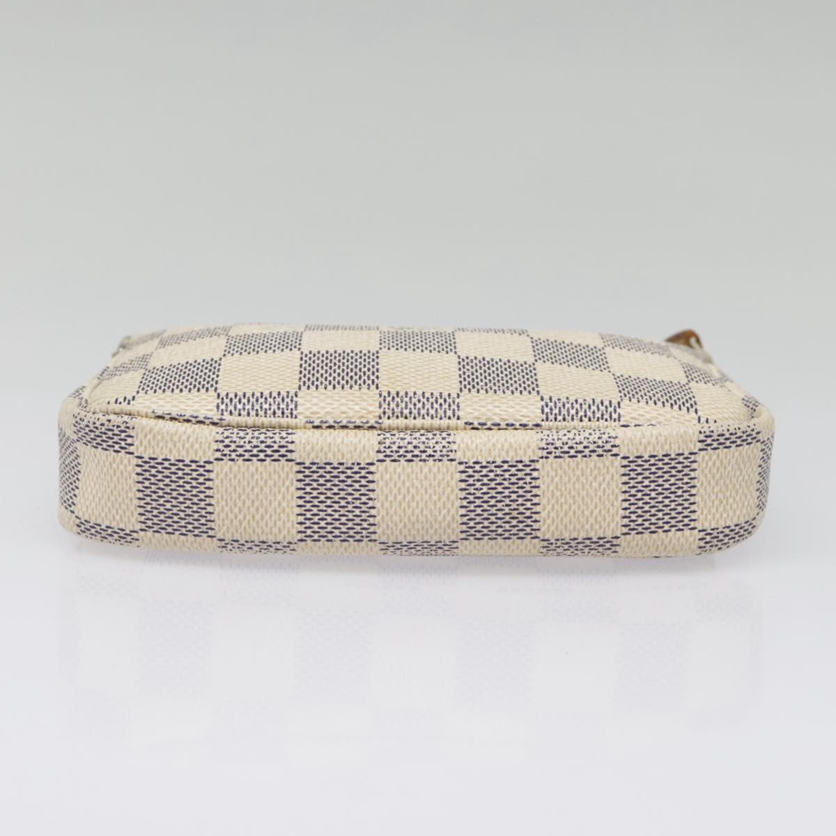 LOUIS VUITTON Damier Azur Mini Pochette Accessoires Pouch N63005 LV Auth 91921