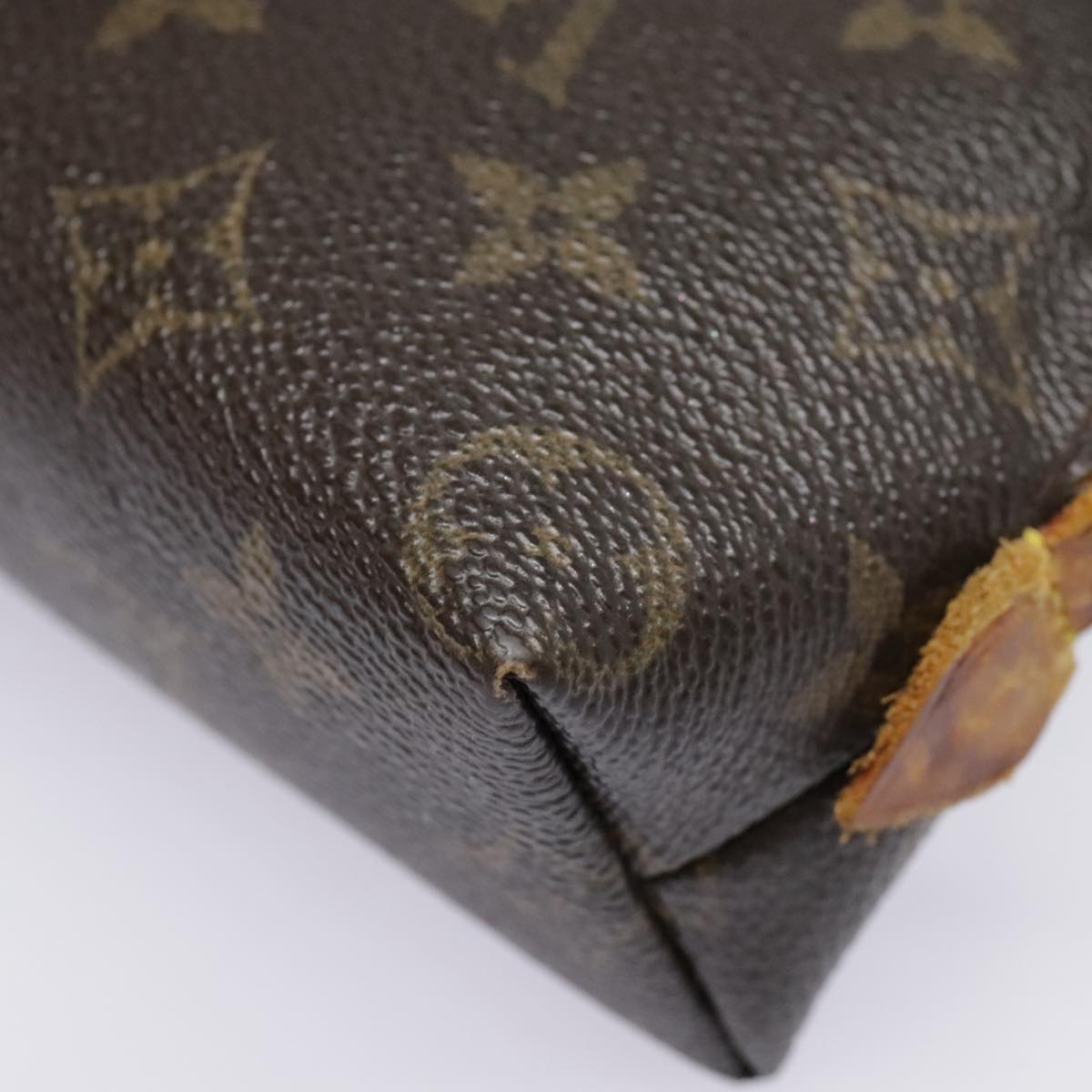 LOUIS VUITTON Monogram Pochette Cosmetic PM Cosmetic Pouch M47515 LV Auth 91925