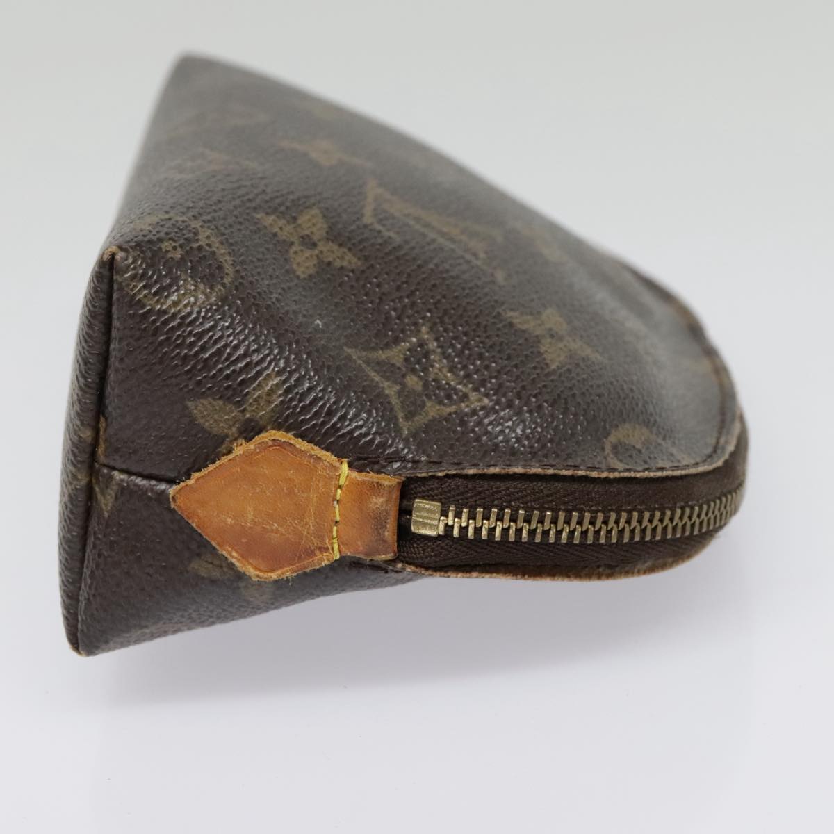 LOUIS VUITTON Monogram Pochette Cosmetic PM Cosmetic Pouch M47515 LV Auth 91925