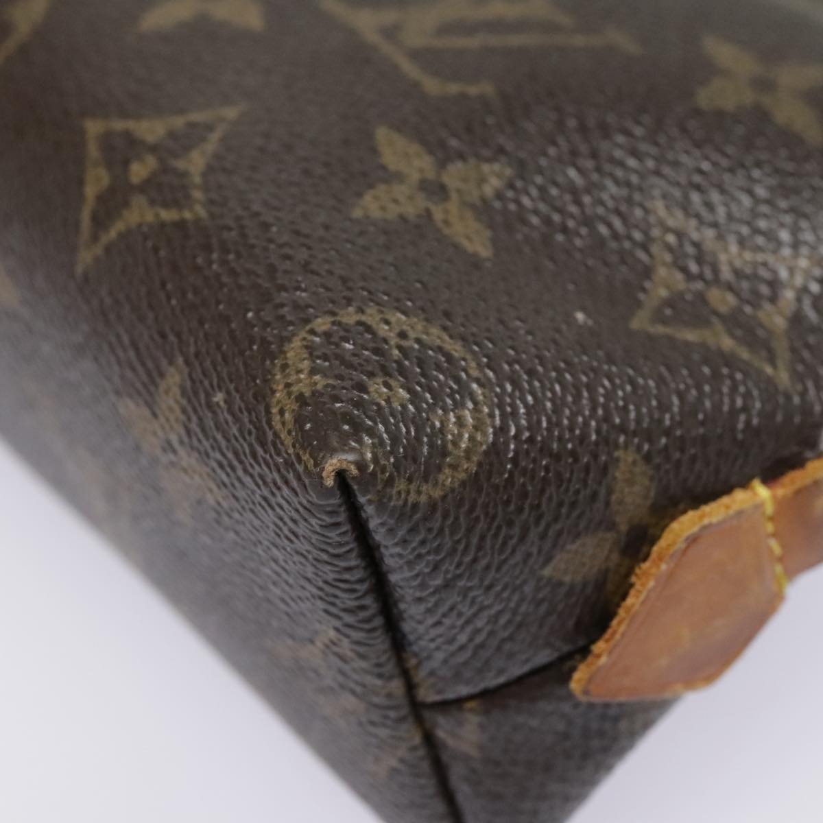 LOUIS VUITTON Monogram Pochette Cosmetic PM Cosmetic Pouch M47515 LV Auth 91925