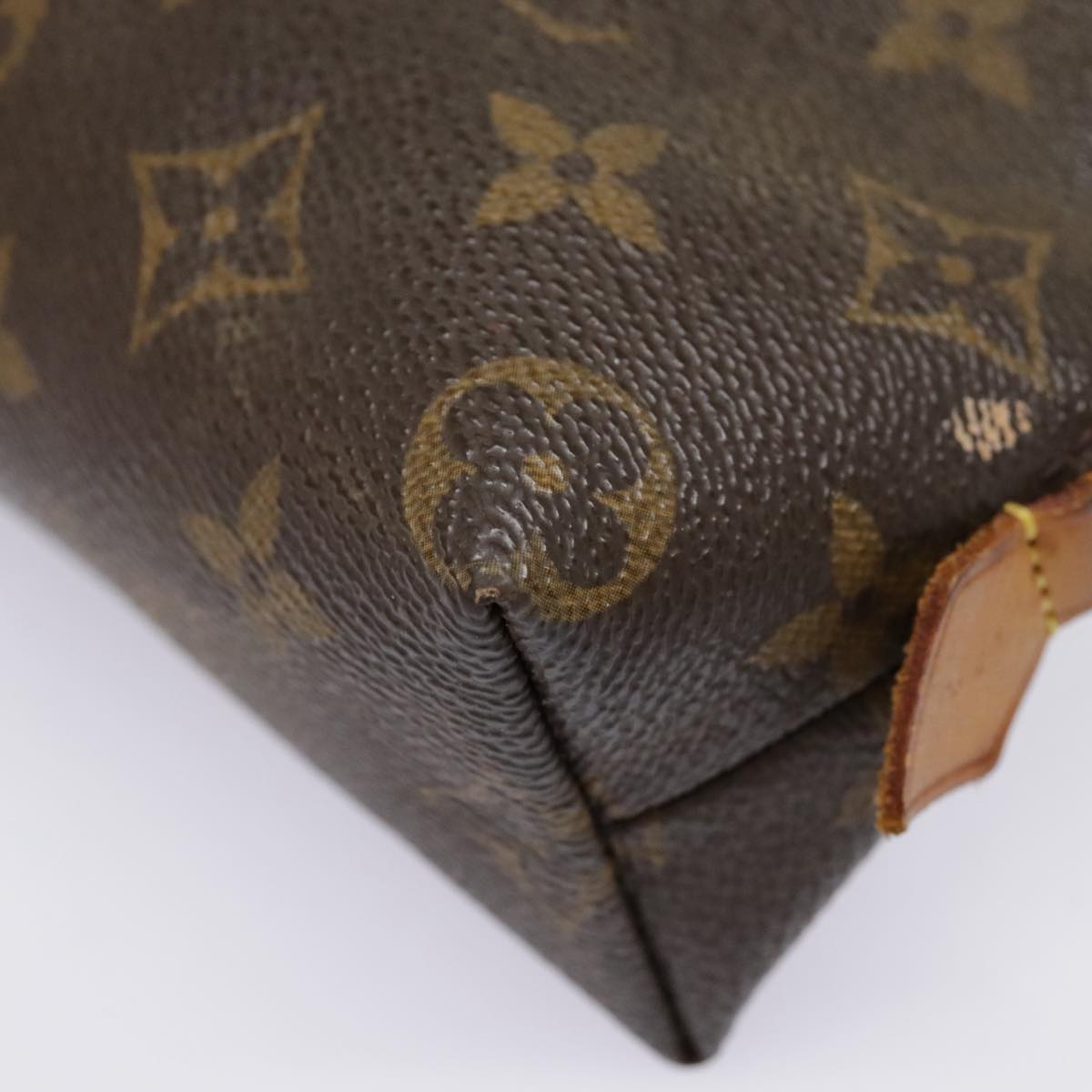 LOUIS VUITTON Monogram Pochette Cosmetic PM Cosmetic Pouch M47515 LV Auth 91935