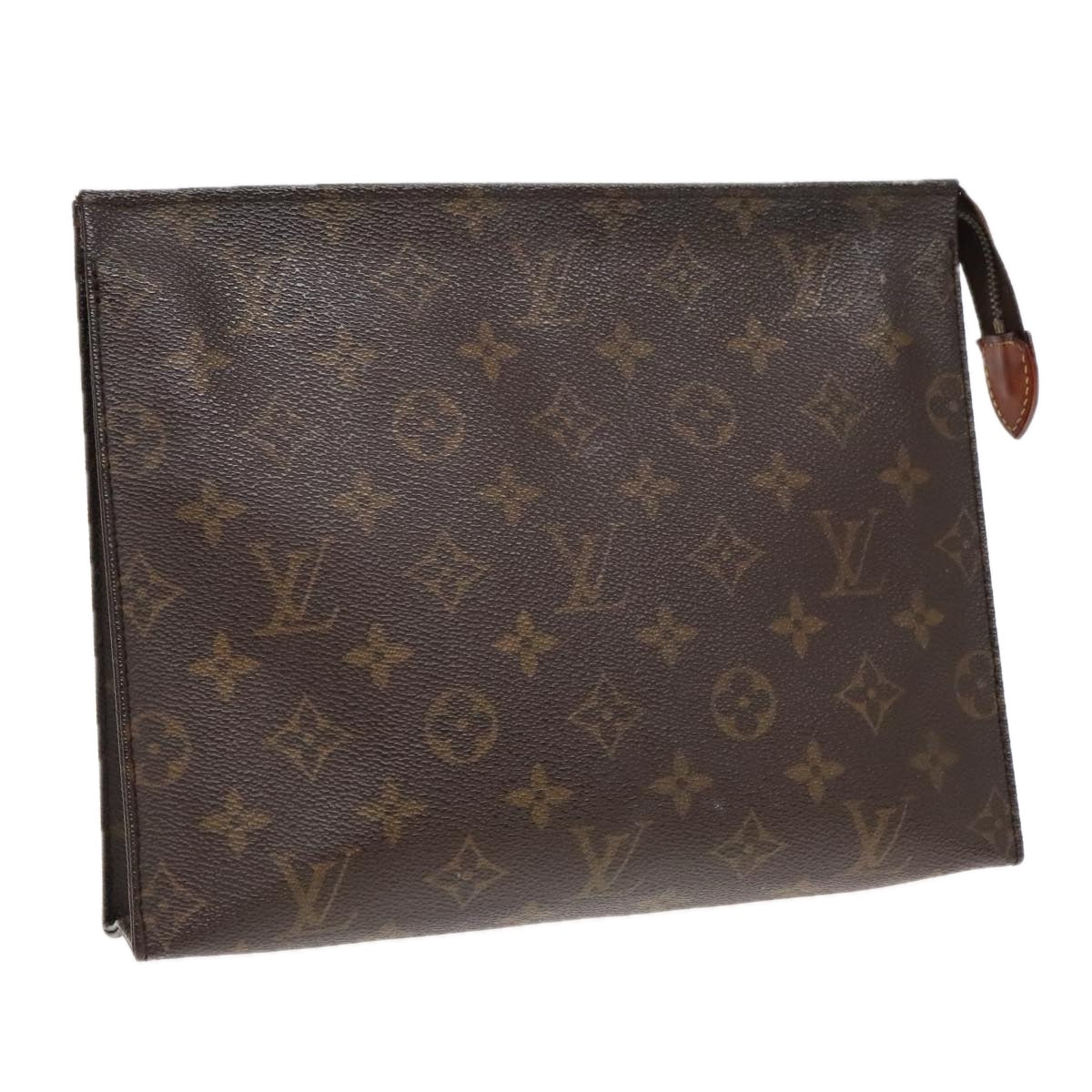 LOUIS VUITTON Monogram Poche Toilette 26 Pouch M47542 LV Auth 91938