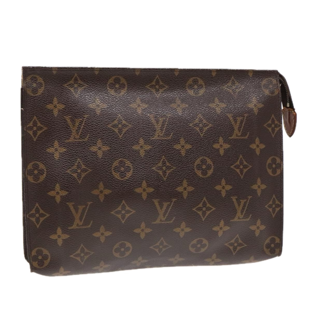 LOUIS VUITTON Monogram Poche Toilette 26 Pouch M47542 LV Auth 91939