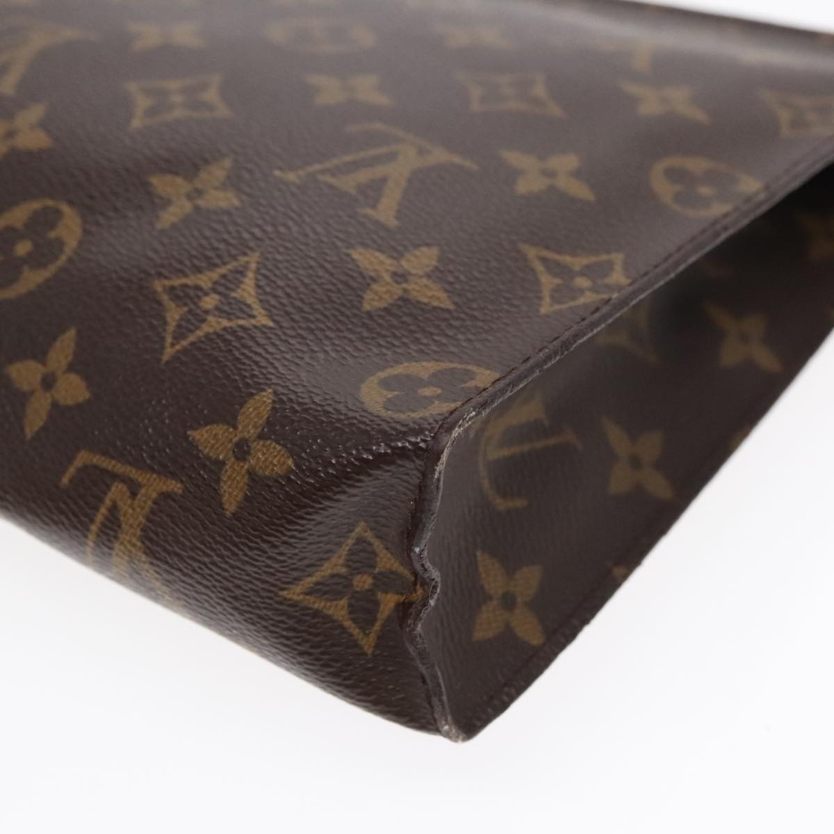 LOUIS VUITTON Monogram Poche Toilette 26 Pouch M47542 LV Auth 91939