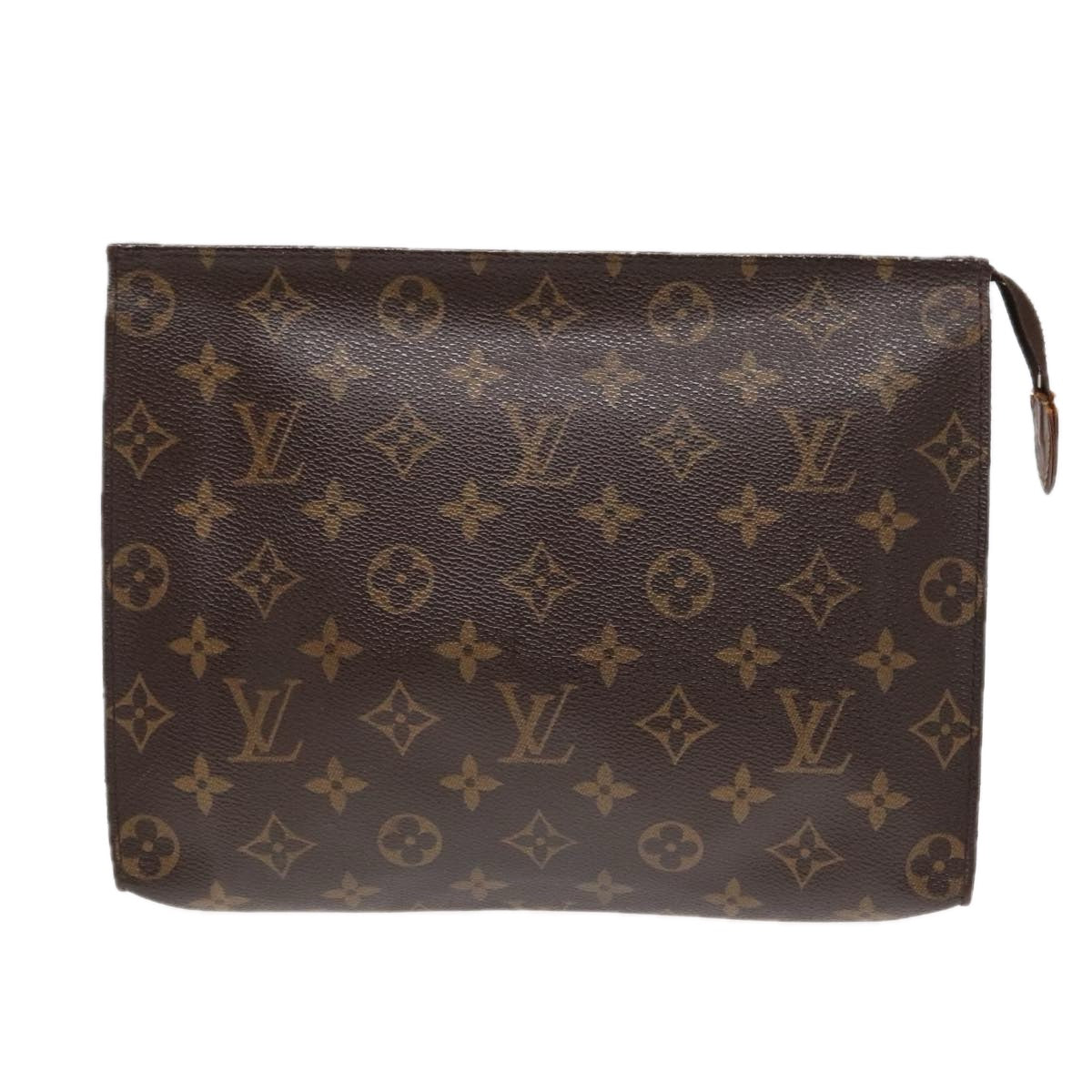 LOUIS VUITTON Monogram Poche Toilette 26 Pouch M47542 LV Auth 91939