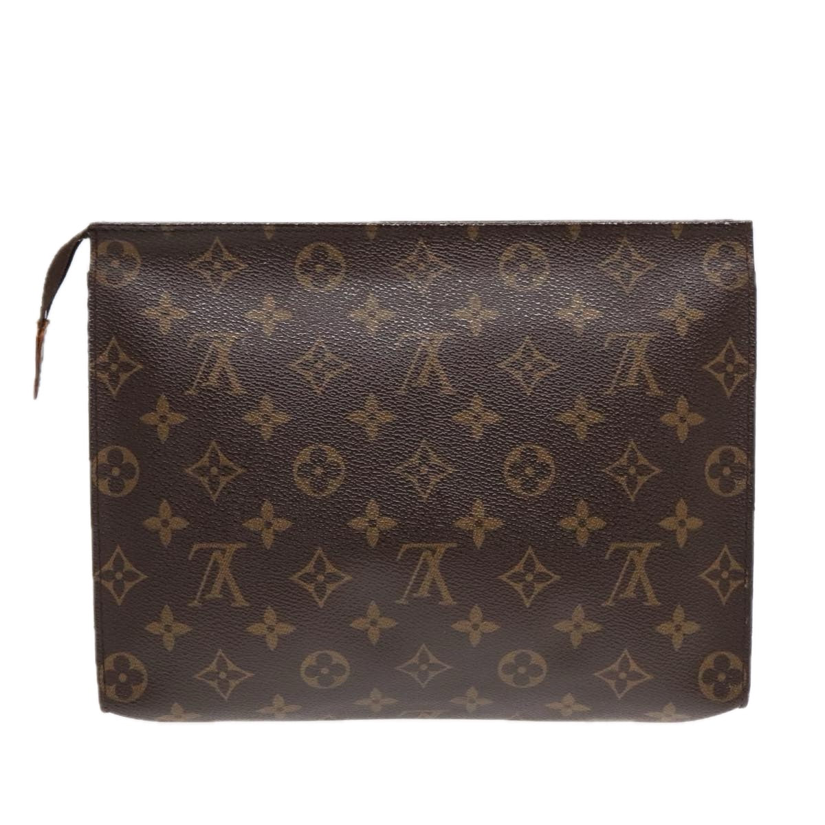 LOUIS VUITTON Monogram Poche Toilette 26 Pouch M47542 LV Auth 91939