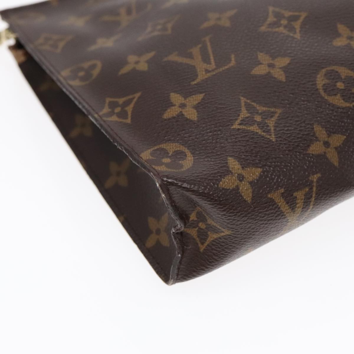 LOUIS VUITTON Monogram Poche Toilette 26 Pouch M47542 LV Auth 91939