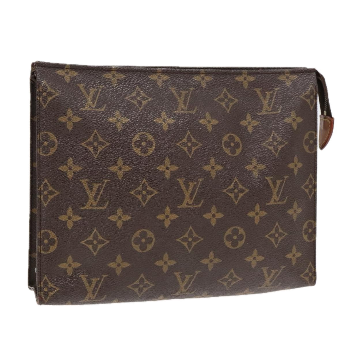 LOUIS VUITTON Monogram Poche Toilette 26 Pouch M47542 LV Auth 91940