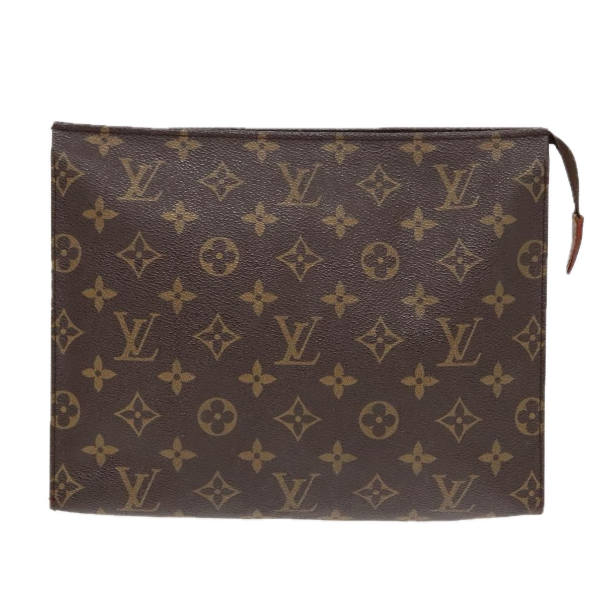 LOUIS VUITTON Monogram Poche Toilette 26 Pouch M47542 LV Auth 91940