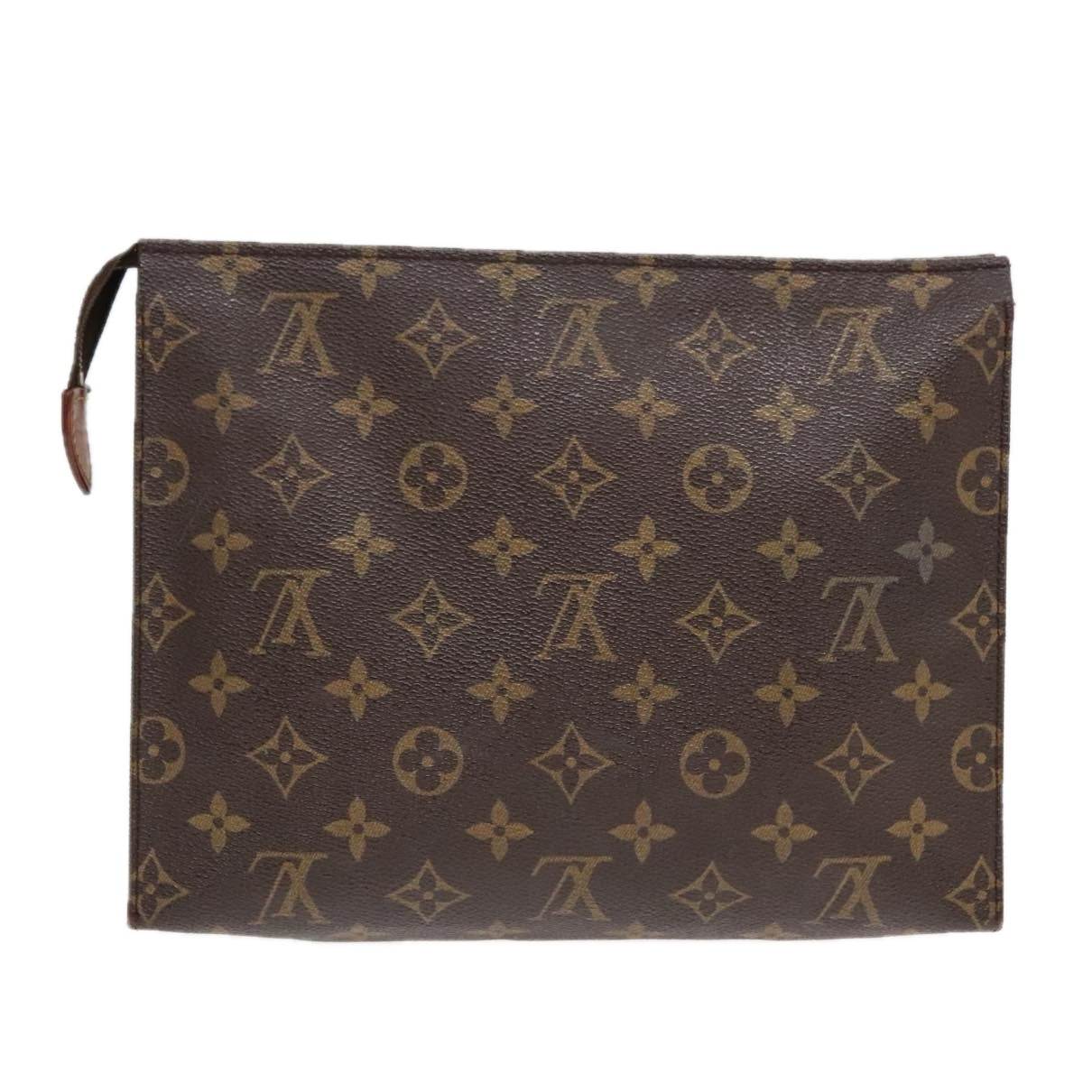 LOUIS VUITTON Monogram Poche Toilette 26 Pouch M47542 LV Auth 91940