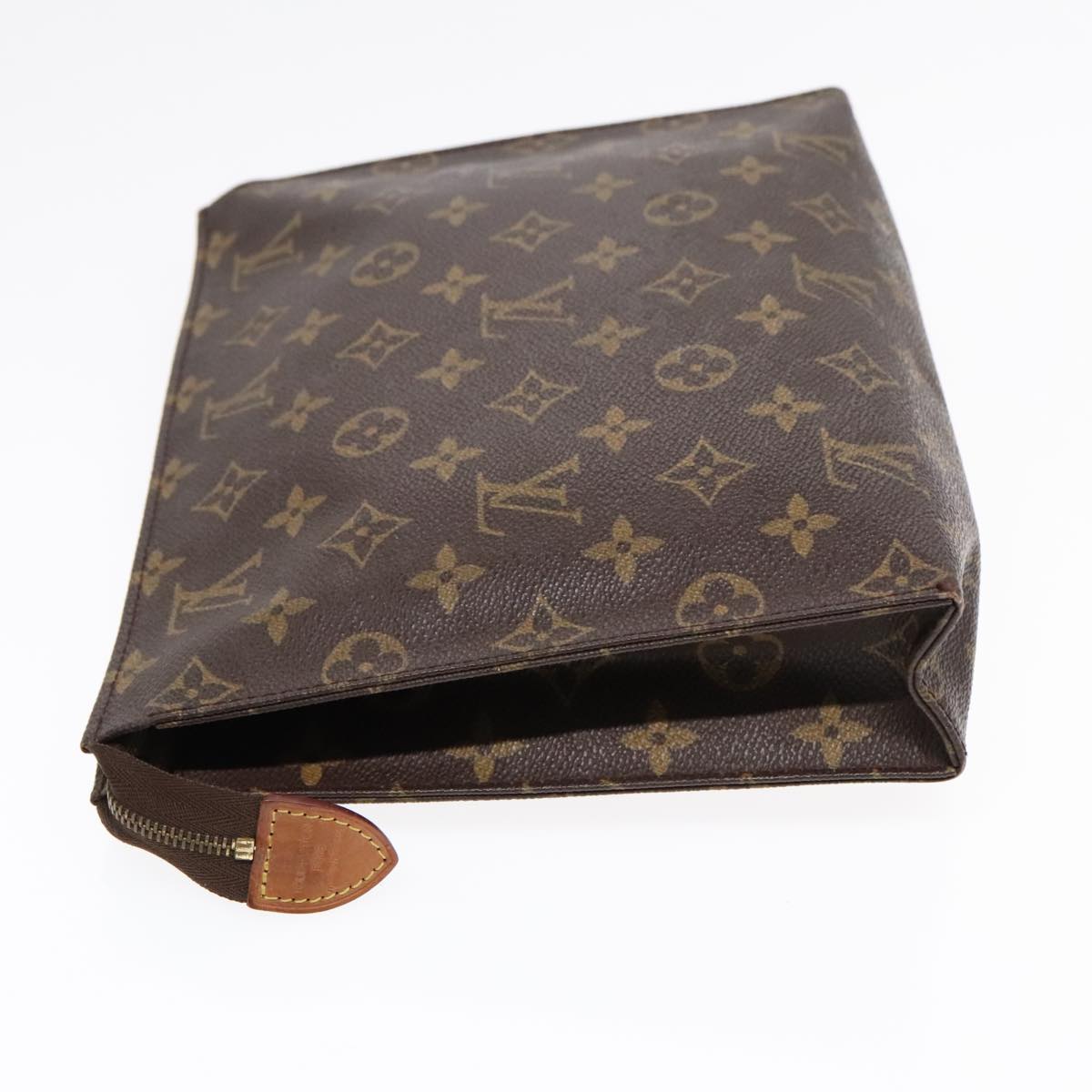 LOUIS VUITTON Monogram Poche Toilette 26 Pouch M47542 LV Auth 91940